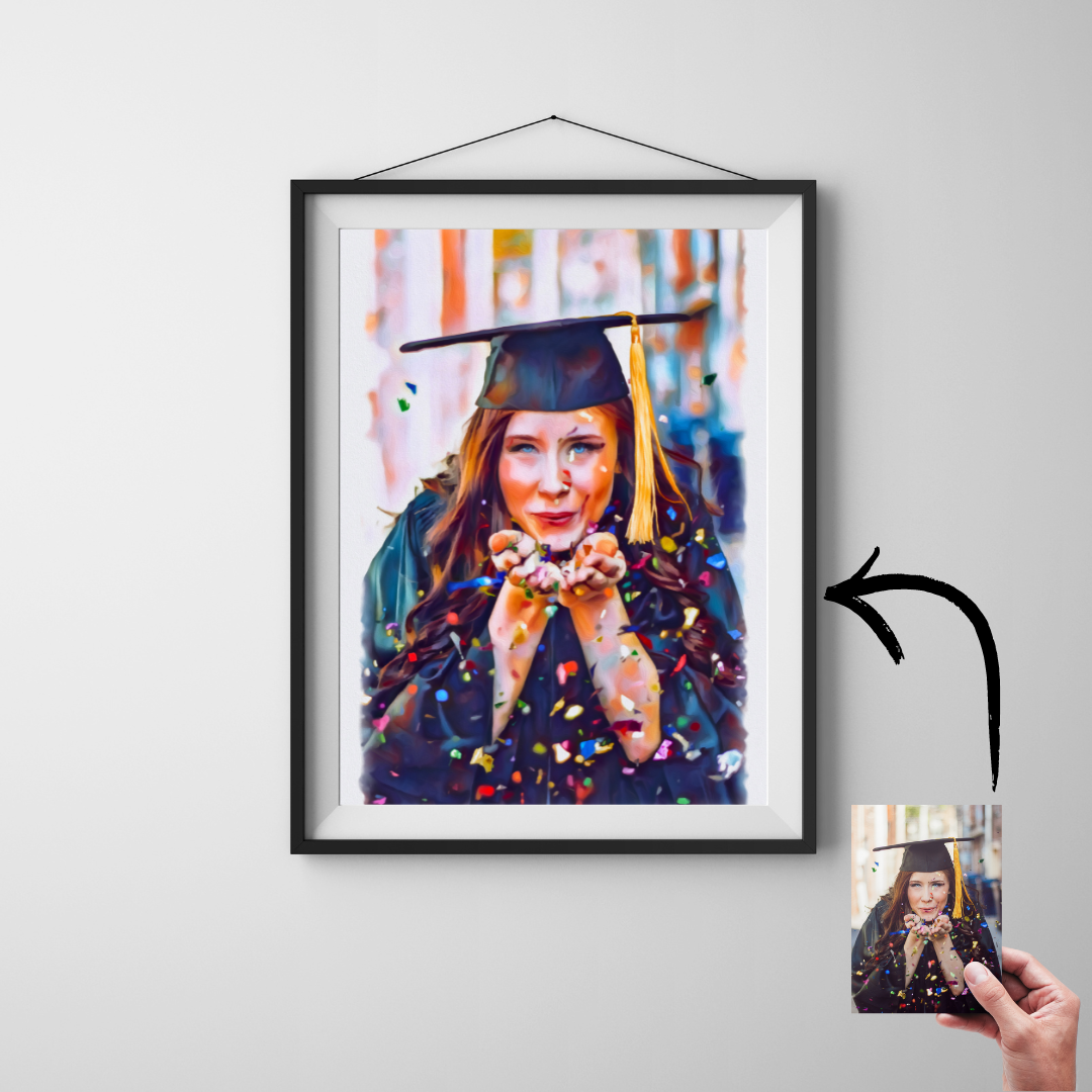 Custom Graduation Painting