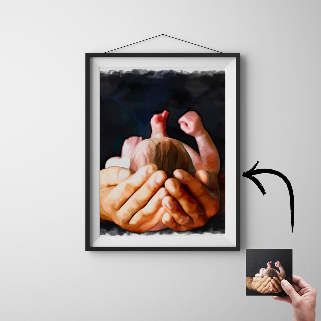 Custom Newborn Painting