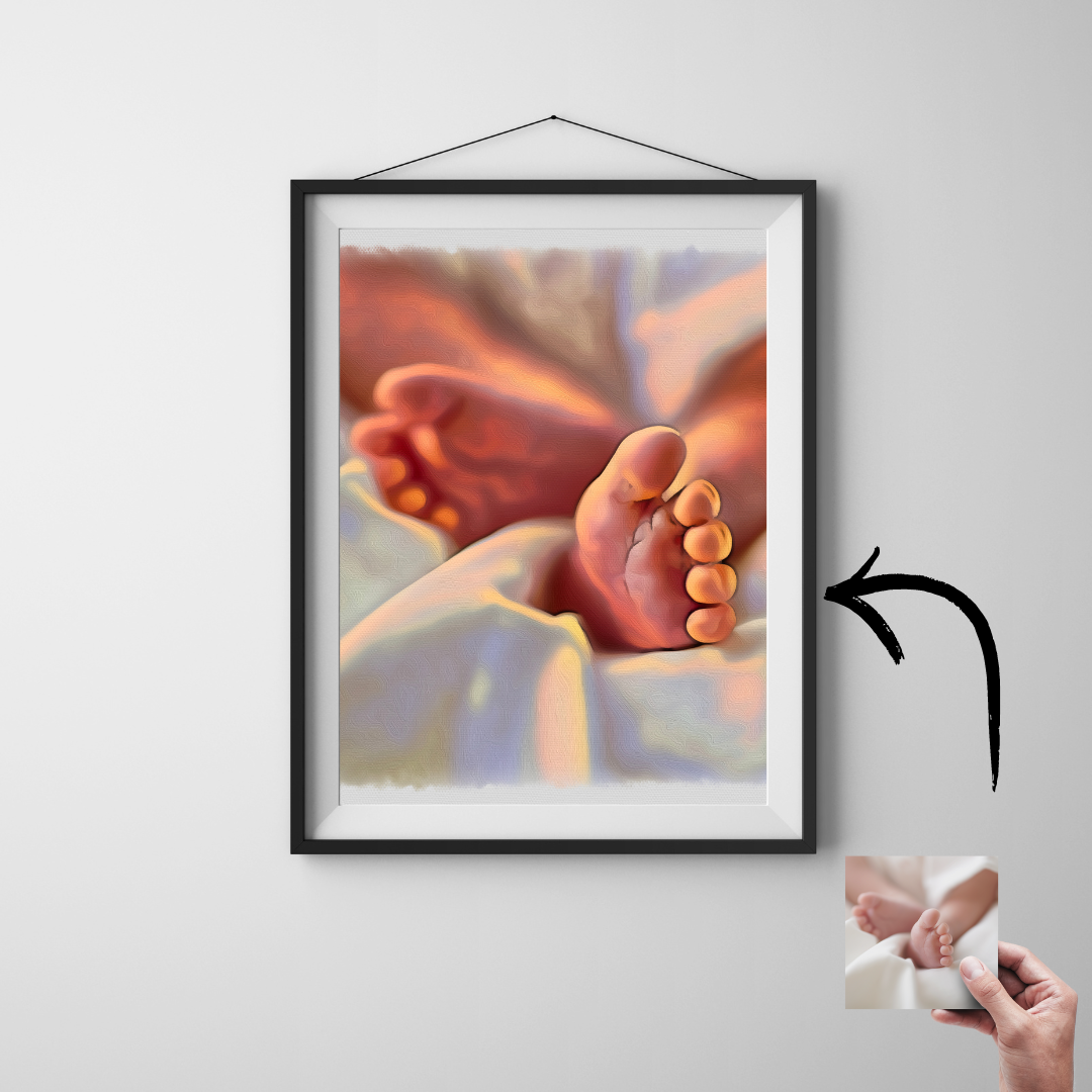 Custom Newborn Painting