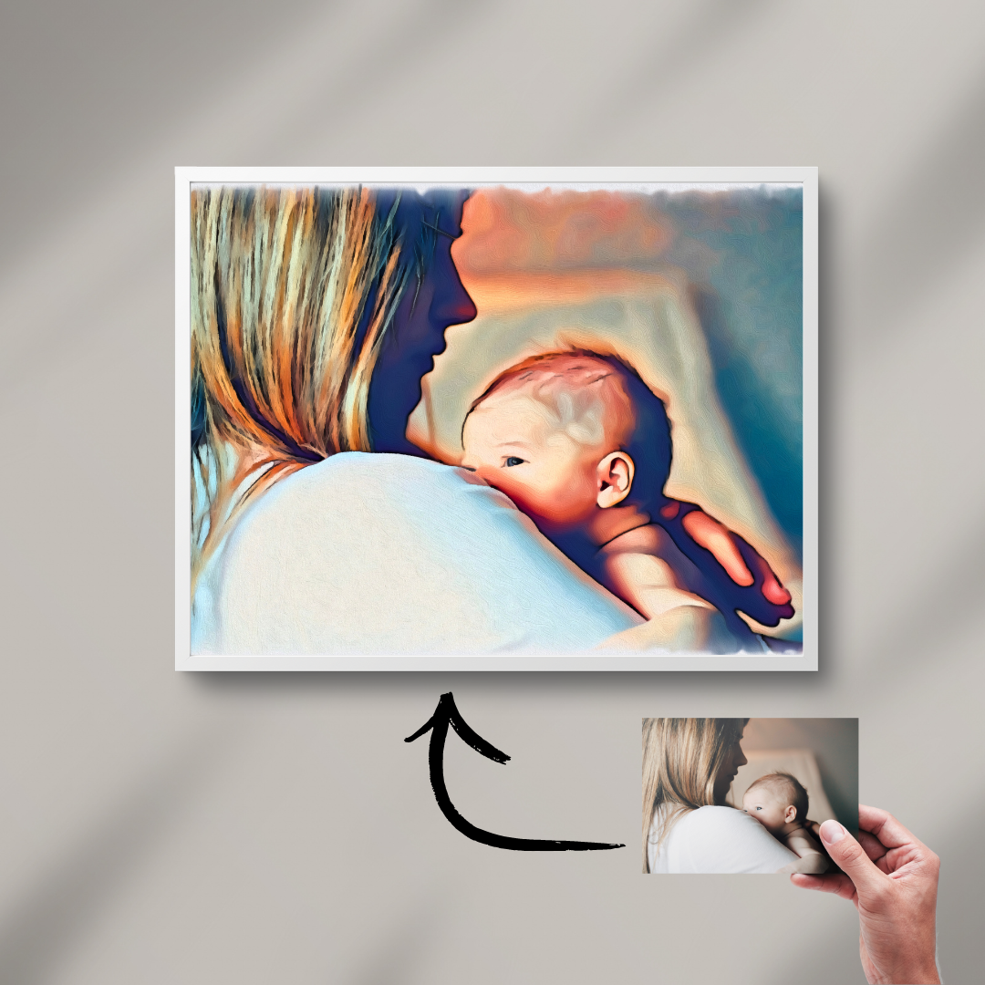Custom Newborn Painting
