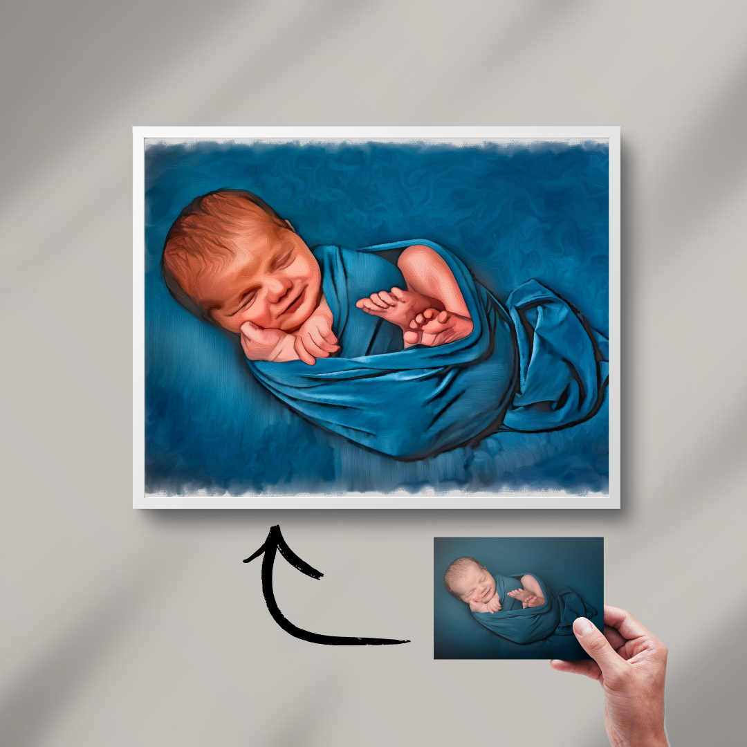 Custom Newborn Painting