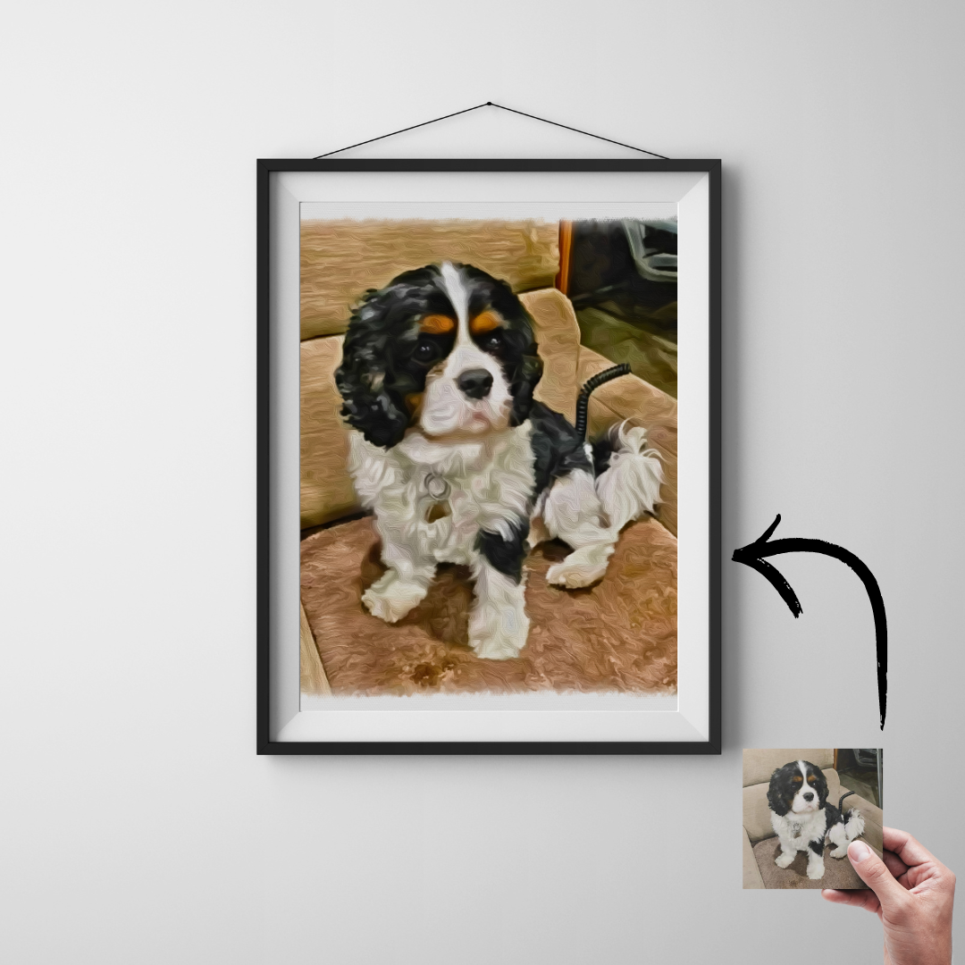 Custom Pet Portrait Painting