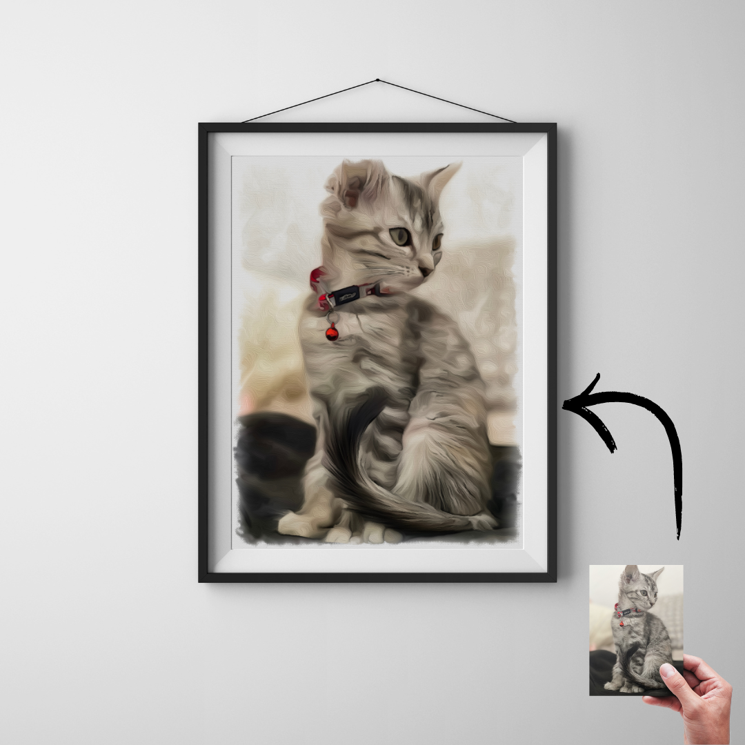 Custom Pet Portrait Painting